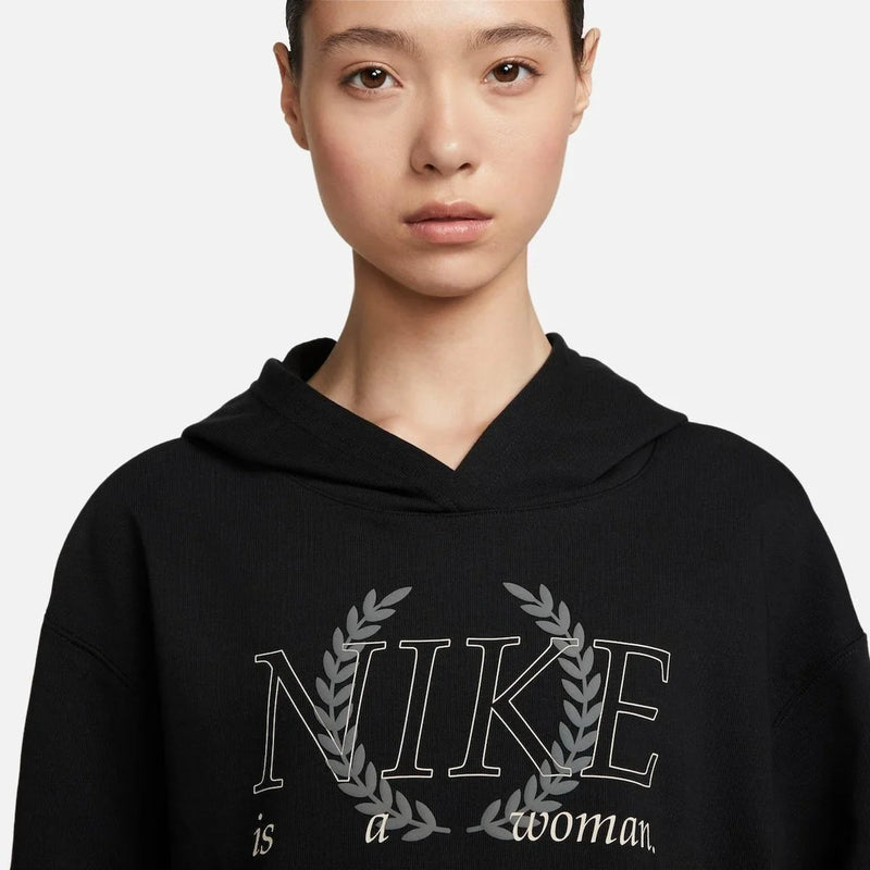 Blusão Nike Dri-FIT Get Fit Feminino - Preto+Branco